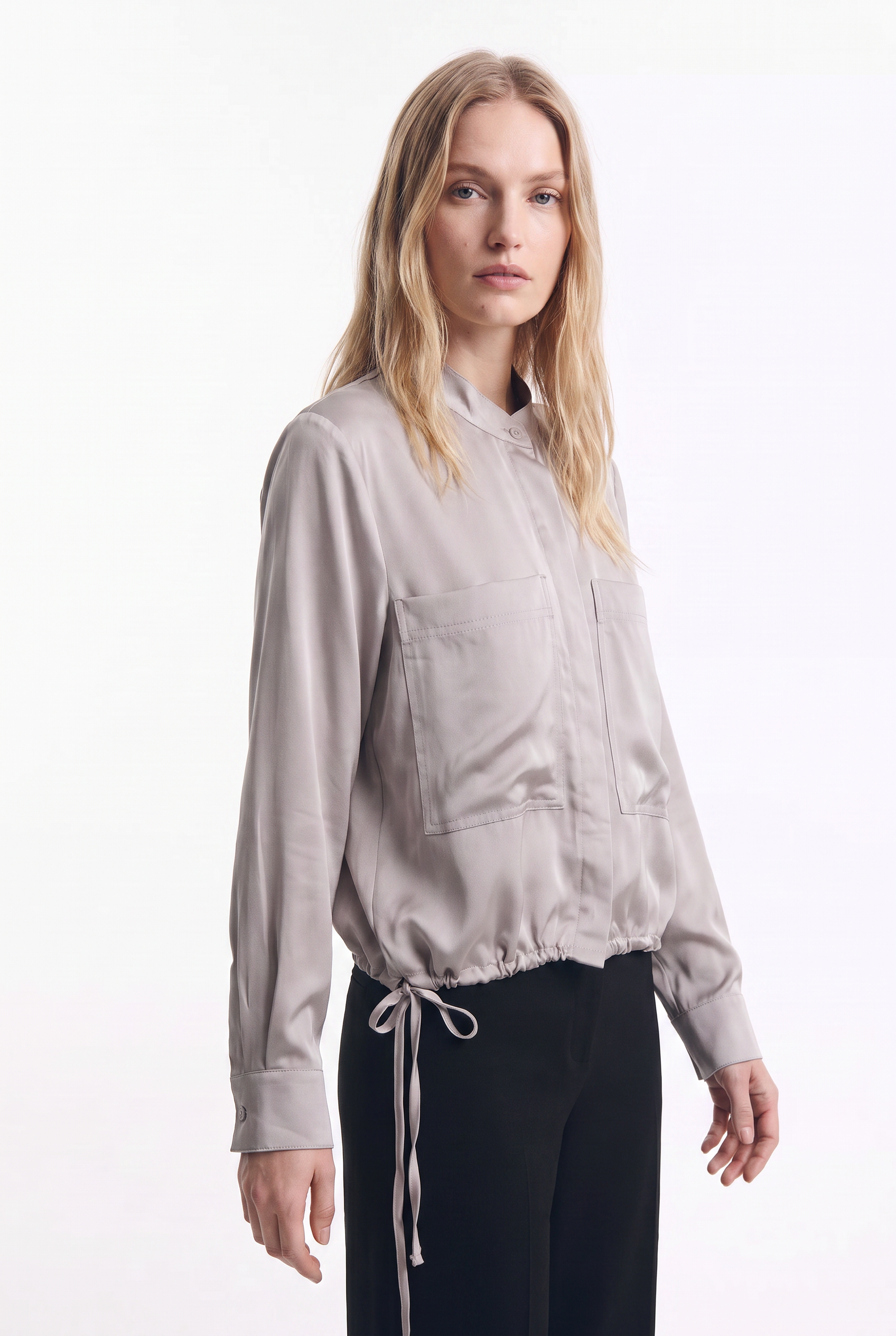 Blusa de satín — Poleras, tops y blusas