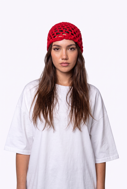 Gorro Casquete de Crochet