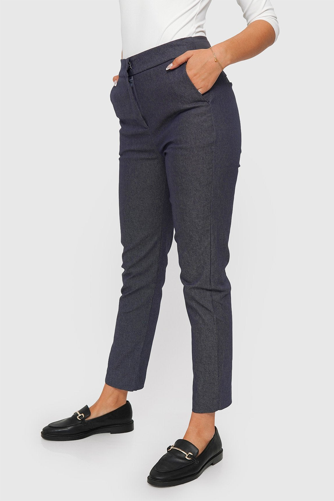 Pantalón Jaspeado Elasticado