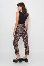 Pantalón Pinzas Animal Print