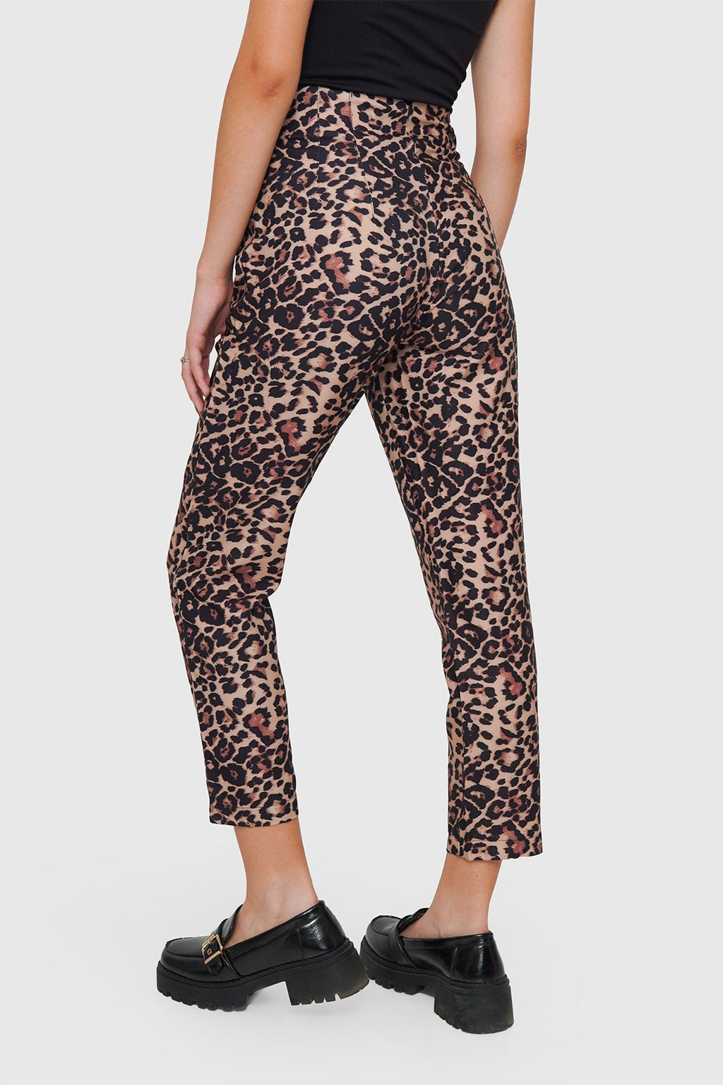 Pantalón Pinzas Animal Print