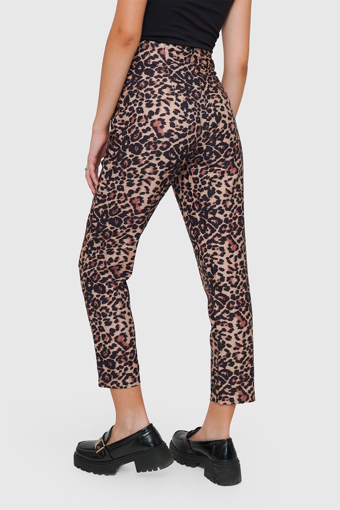 Pantalón Pinzas Animal Print