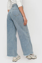 Jeans Wide Leg + Lazo