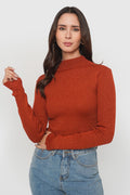 Chaleco Lurex Cuello Alto