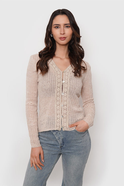 Chaleco Aplicación Macramé