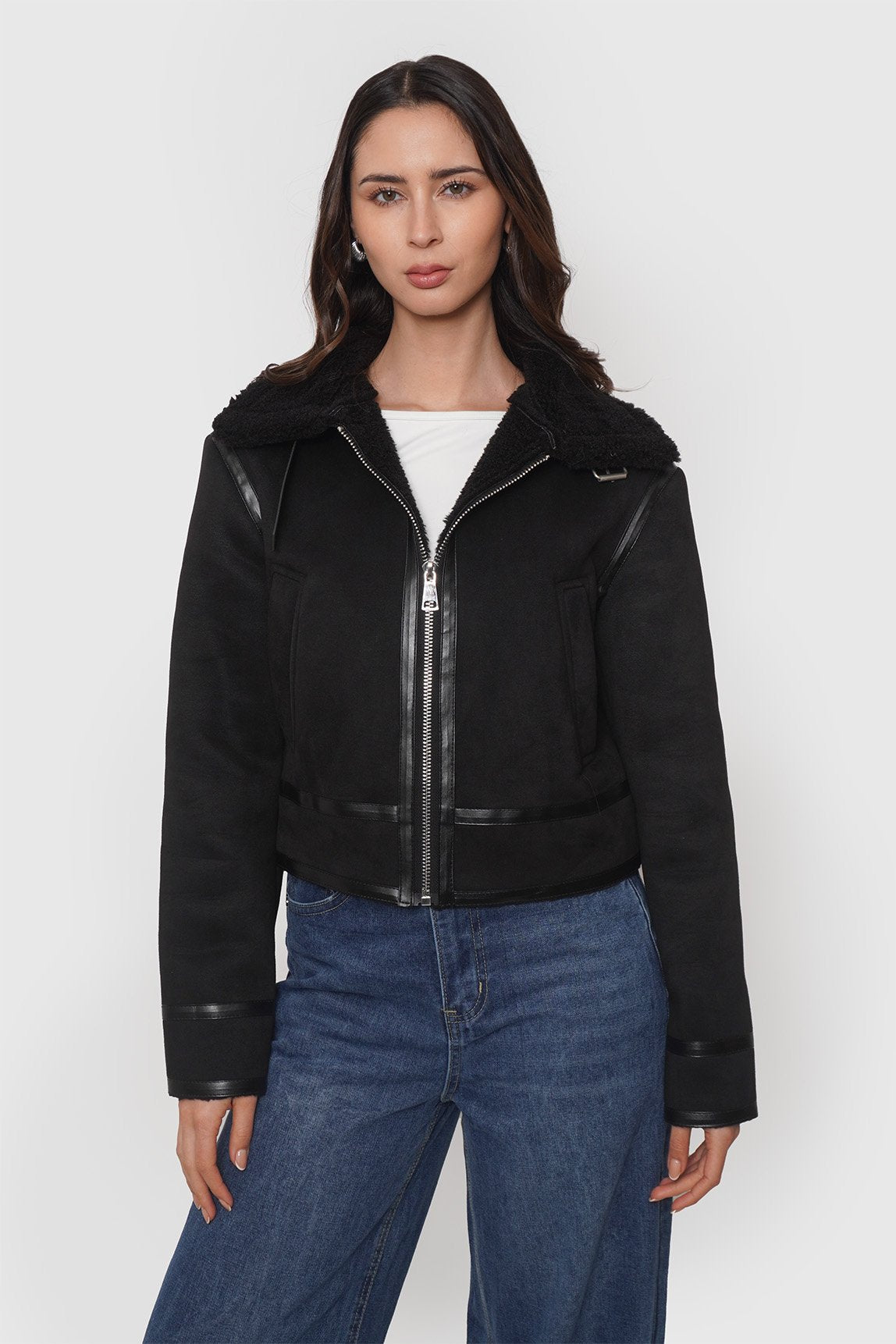 Chaqueta Aviadora Chiporro Forrado + Pretina