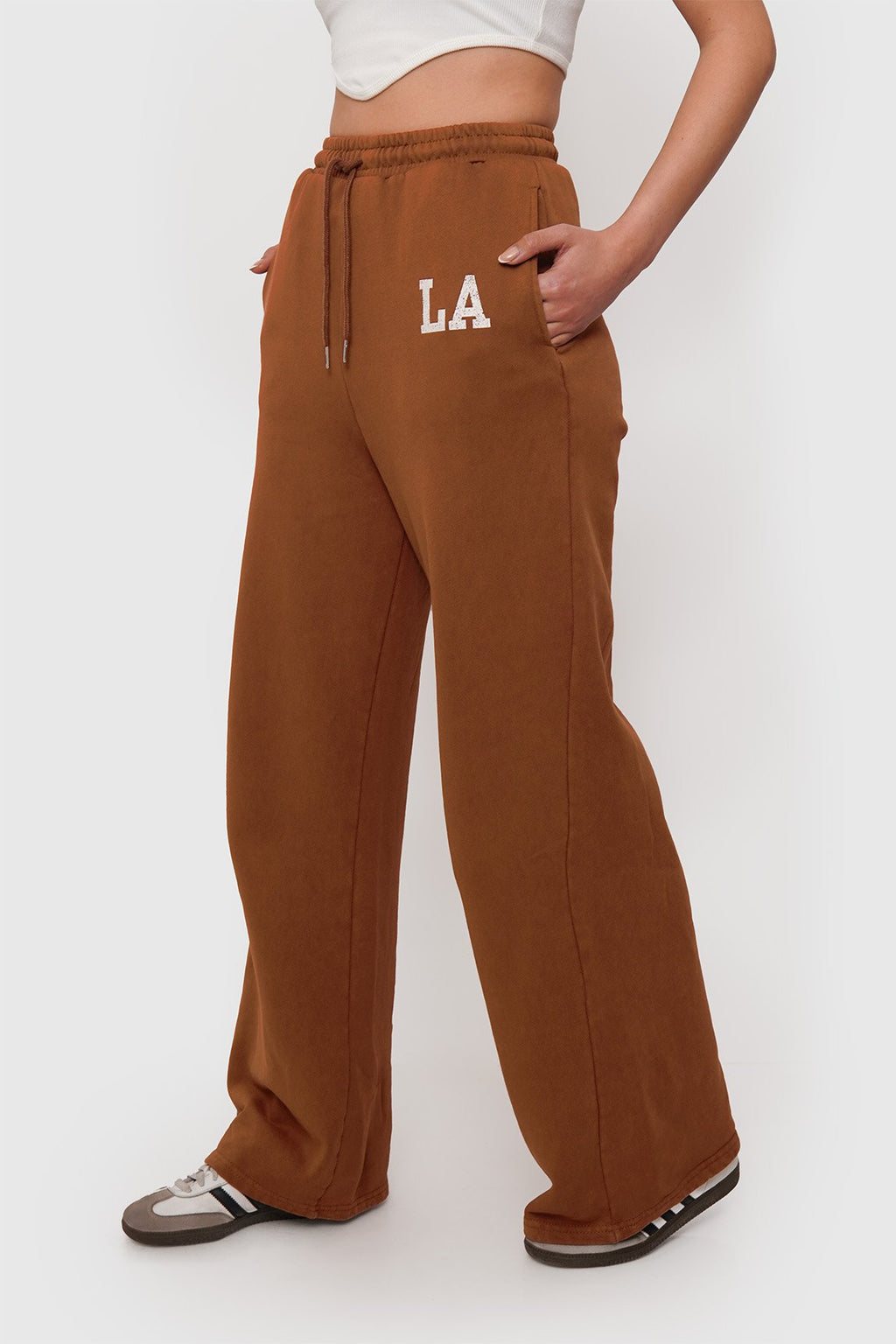 Pantalón Deportivo Recto Deslavado