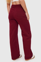 Jeans Wide Leg Elásticado Color