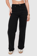 Jeans Wide Leg Elásticado Color