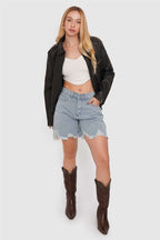 Chaqueta Ecocuero Deslavada