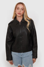 Chaqueta Ecocuero Deslavada