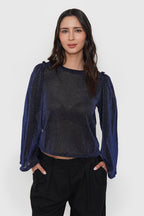 Blusa Manga Globo Brillo