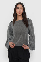 Blusa Manga Globo Brillo