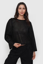 Blusa Manga Globo Brillo