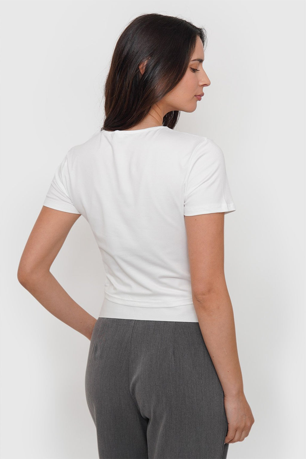 Polera Lycra Algodón con Strass