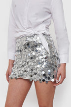 Falda Lentejuelas con Short Interno