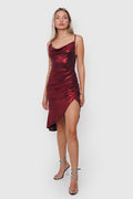 Vestido Metalizado Elástico