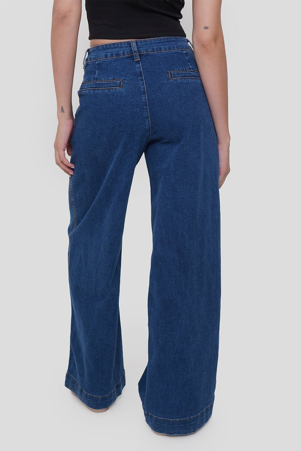 Jean Wide Legs Ancho Elásticado