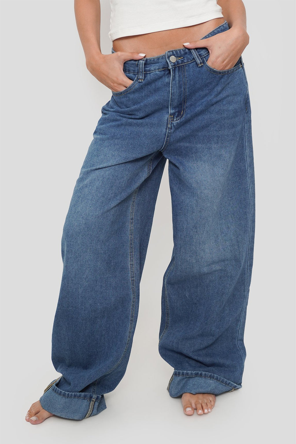 Jeans Baggy Deslavado