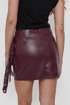Falda Shorts Ecocuero
