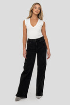 Jeans Strass Elasticado