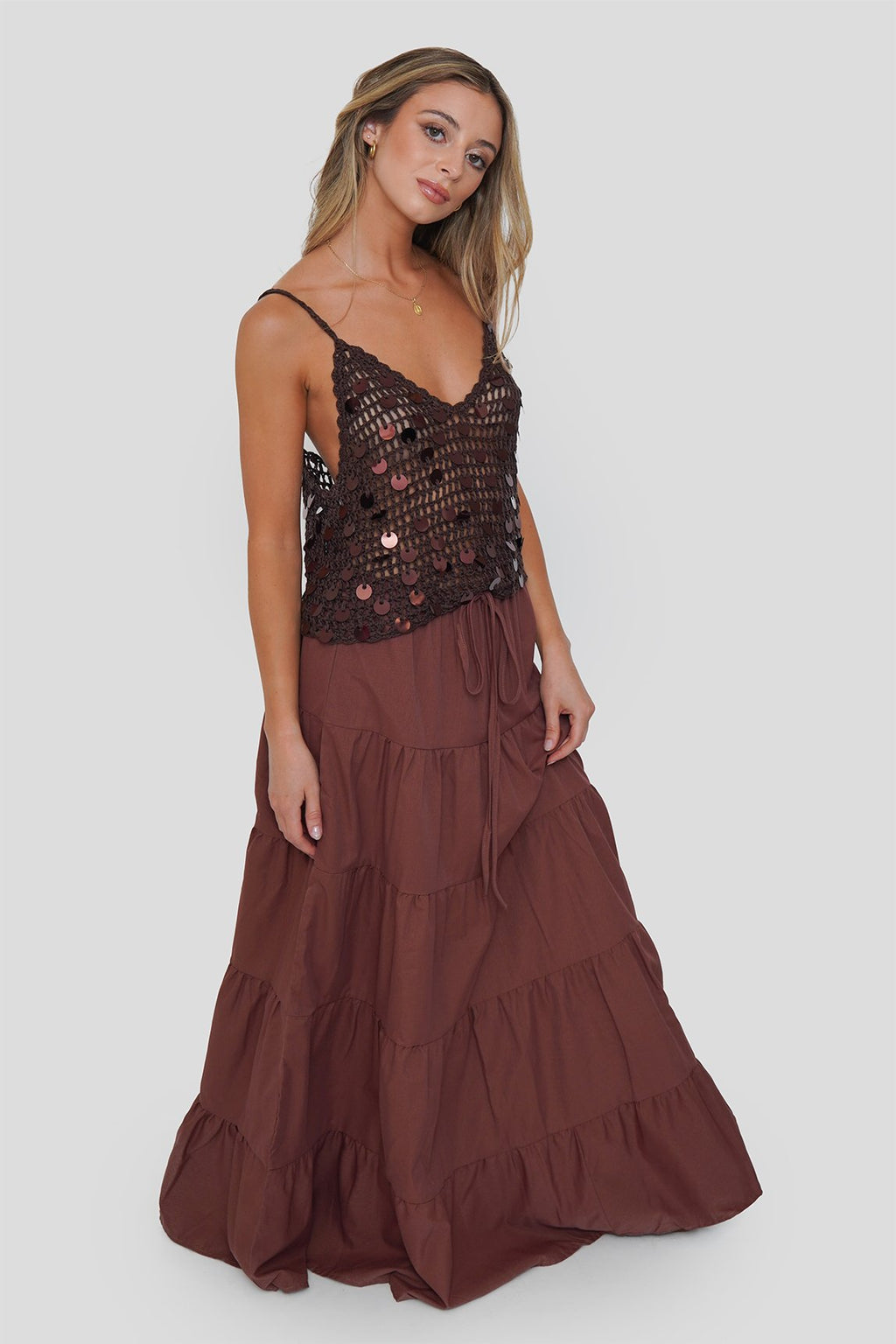 Top Crochet + Lentejuelas