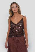 Top Crochet + Lentejuelas