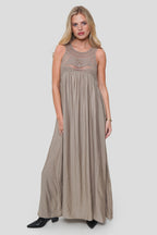 Vestido Aplicación Macramé