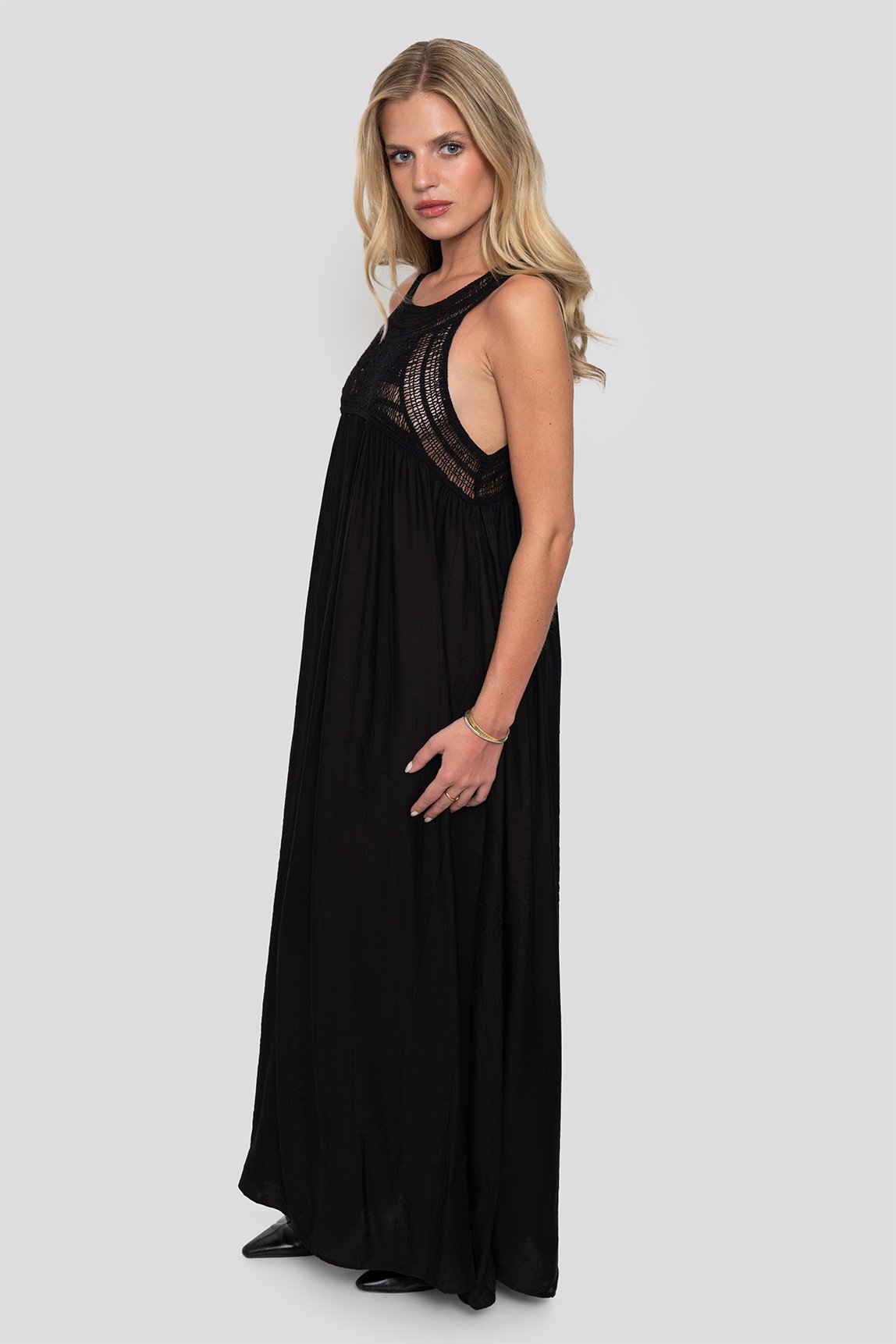 Vestido Aplicación Macramé