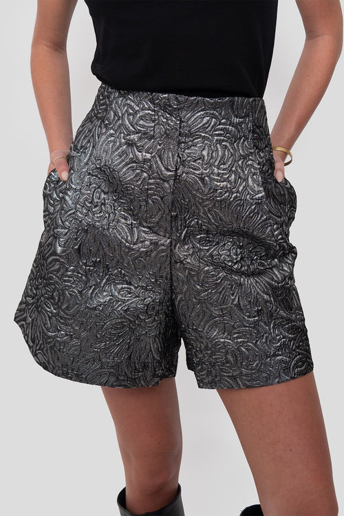 Short Brocado Bolsillo + Pinzas