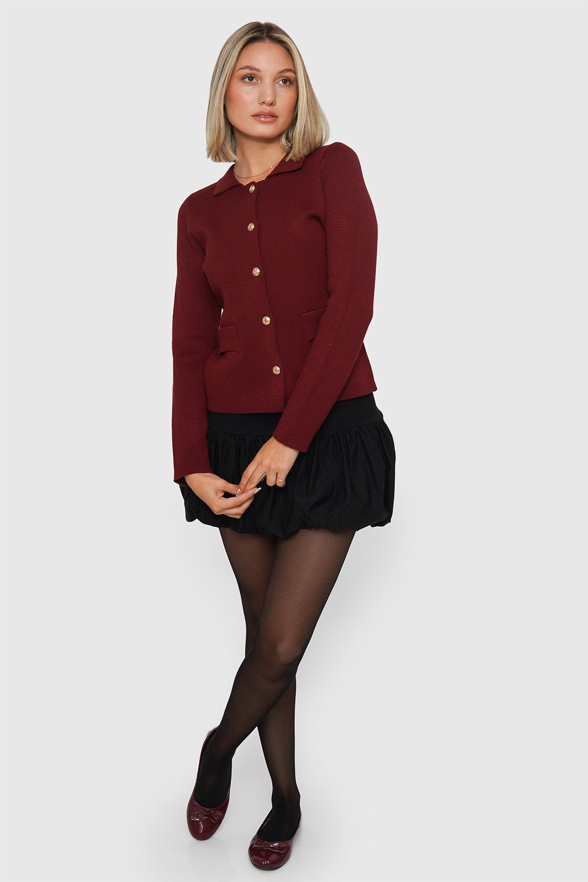 Chaqueta Punto Botones