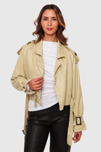 Trench EcoCuero Forrada