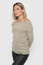 Sweter Hombros Descubiertos