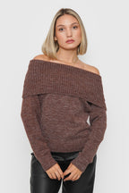 Sweter Hombros Descubiertos
