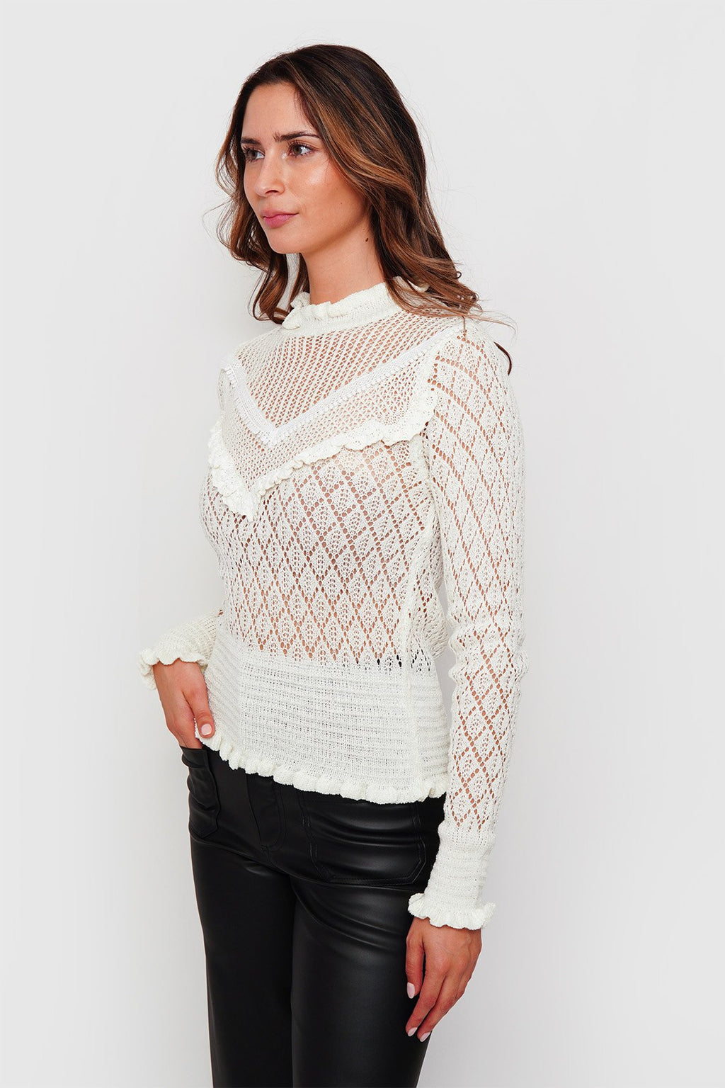 Chaleco Crochet Elasticado