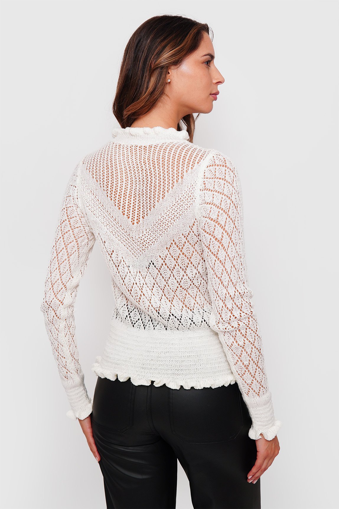 Chaleco Crochet Elasticado
