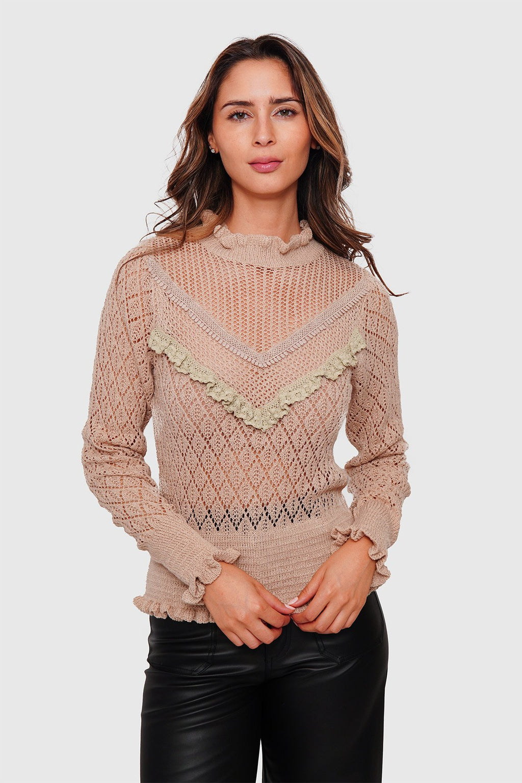 Chaleco Crochet Elasticado