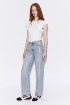 Jeans Balloon con Escamas de Sirena