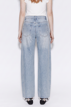 Jeans Balloon con Escamas de Sirena