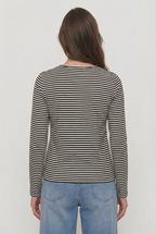Polera Corazón Rayas