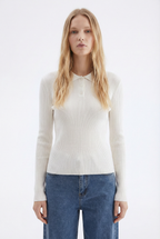 Chaleco Cuello Polo con Botones