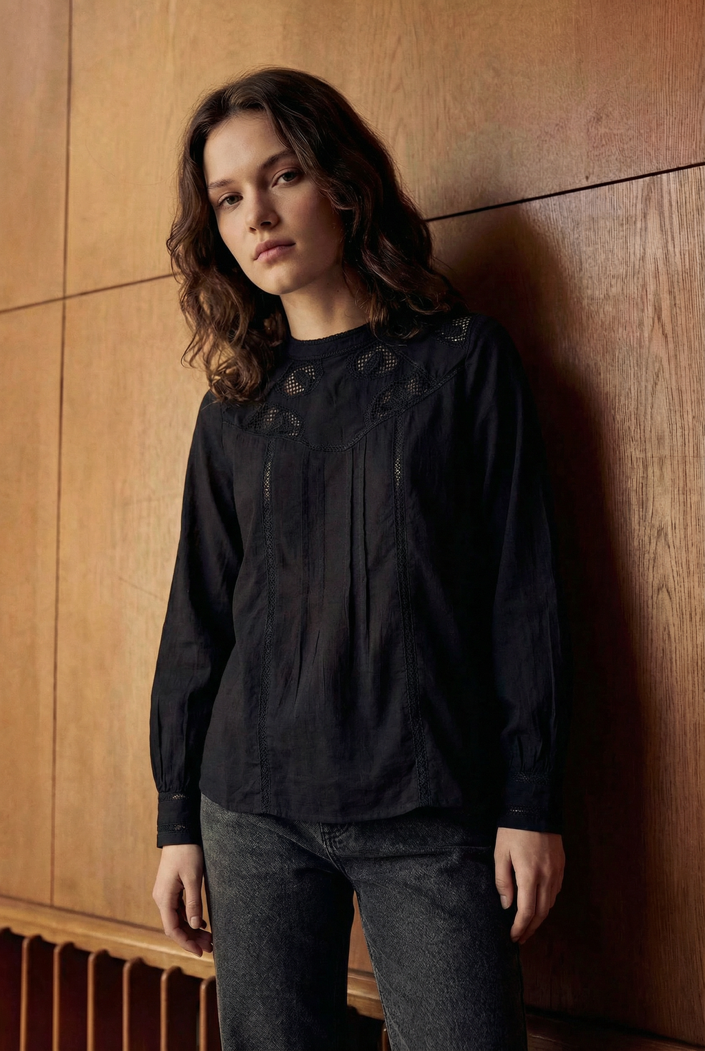 Blusa Delicada Detalles Broderie