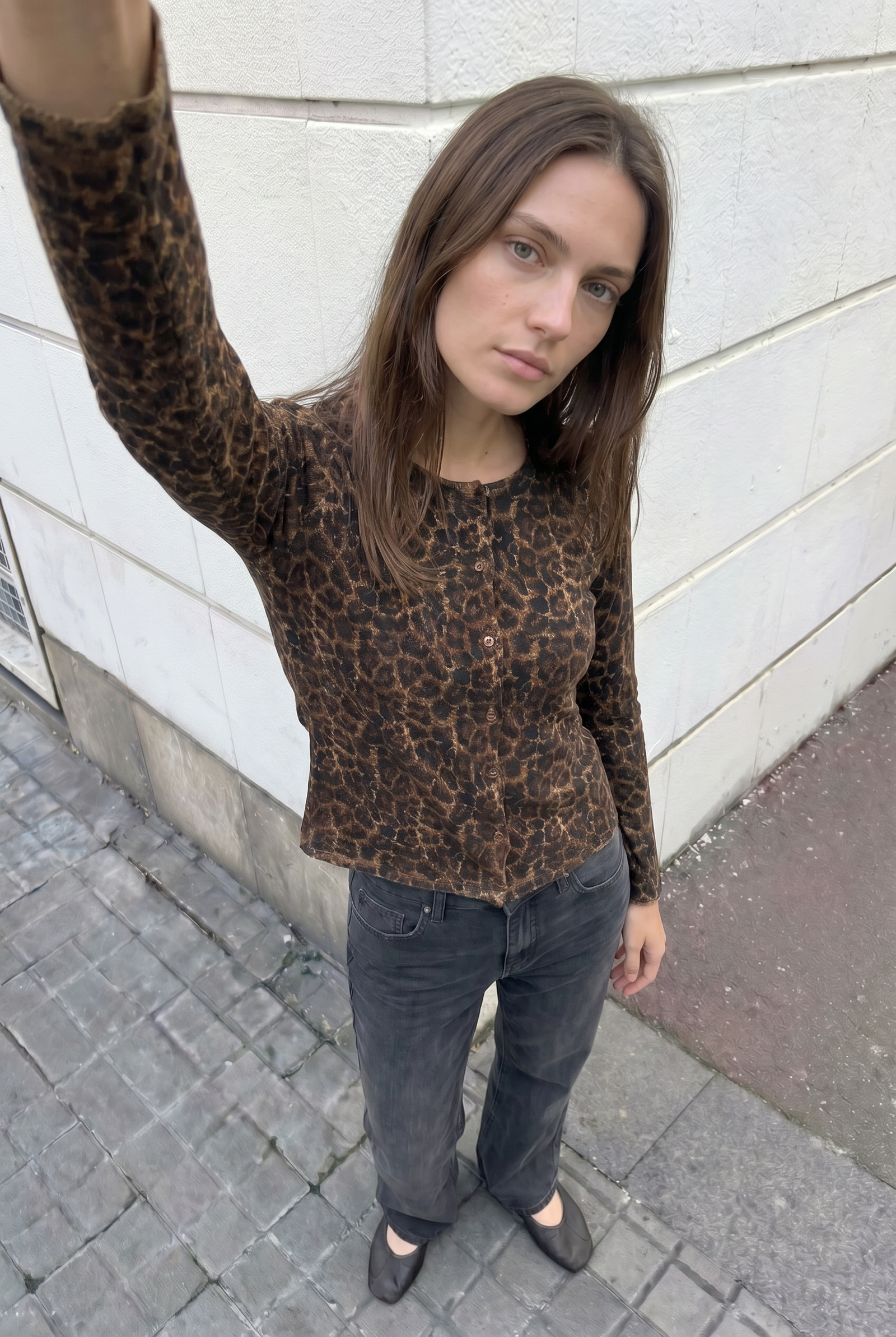 Sweater Animal Print Spandex