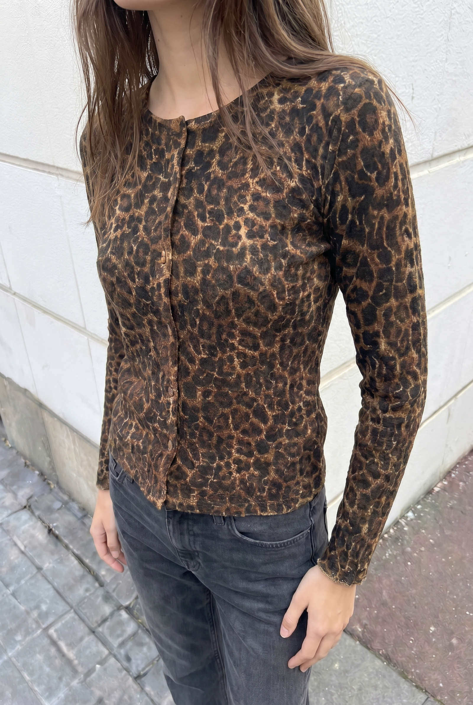 Sweater Animal Print Spandex