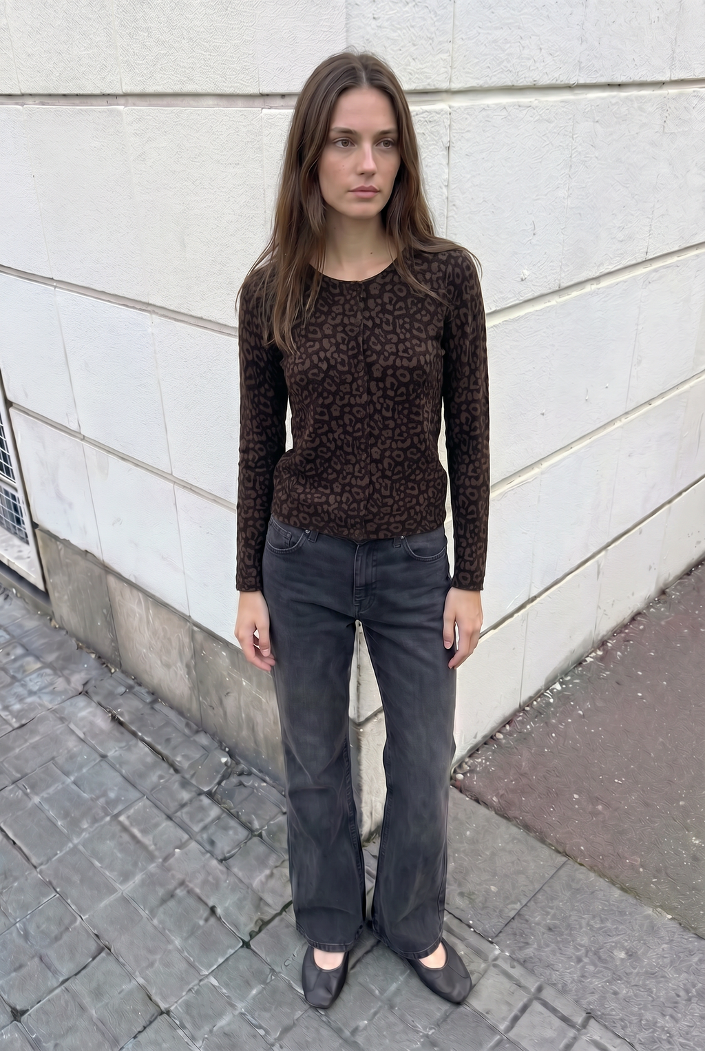 Sweater Animal Print Spandex