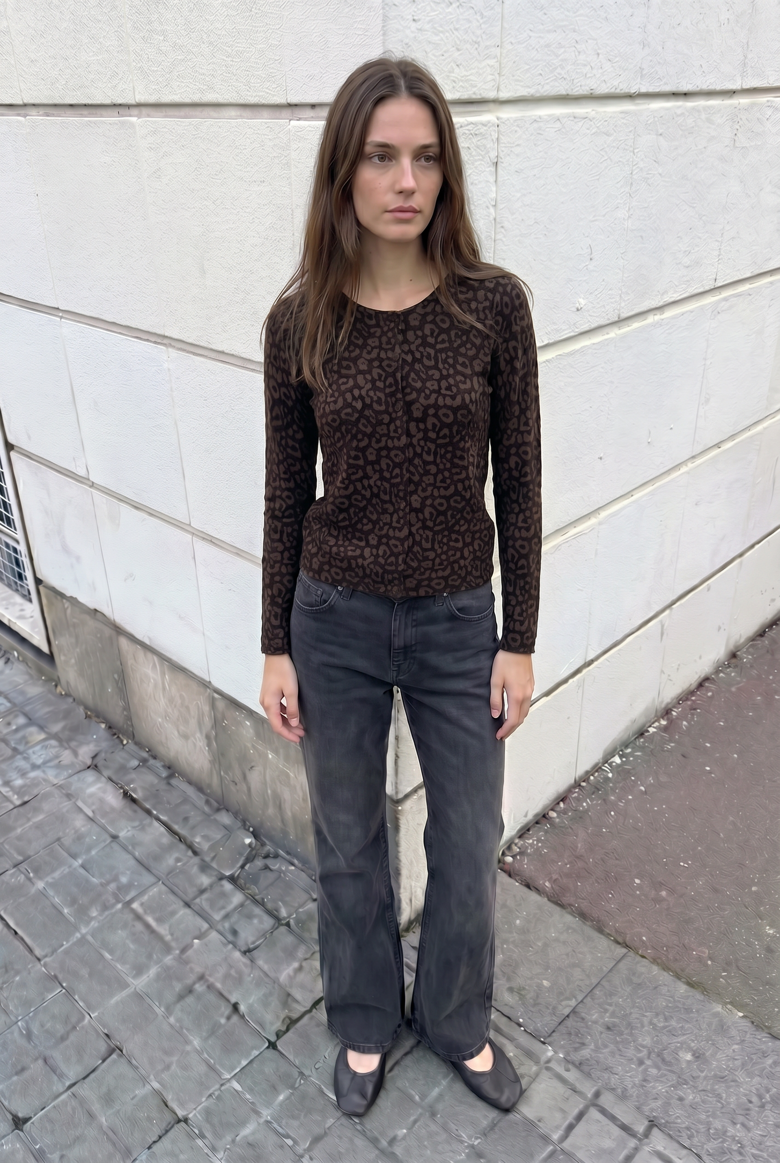 Sweater Animal Print Spandex