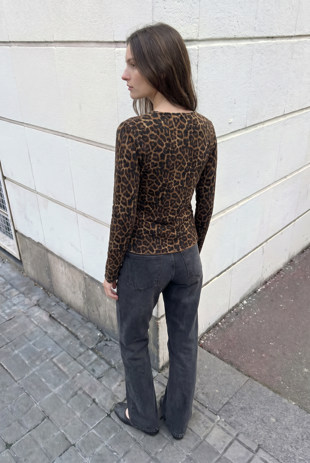 Sweater Animal Print Spandex