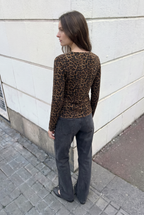 Sweater Animal Print Spandex