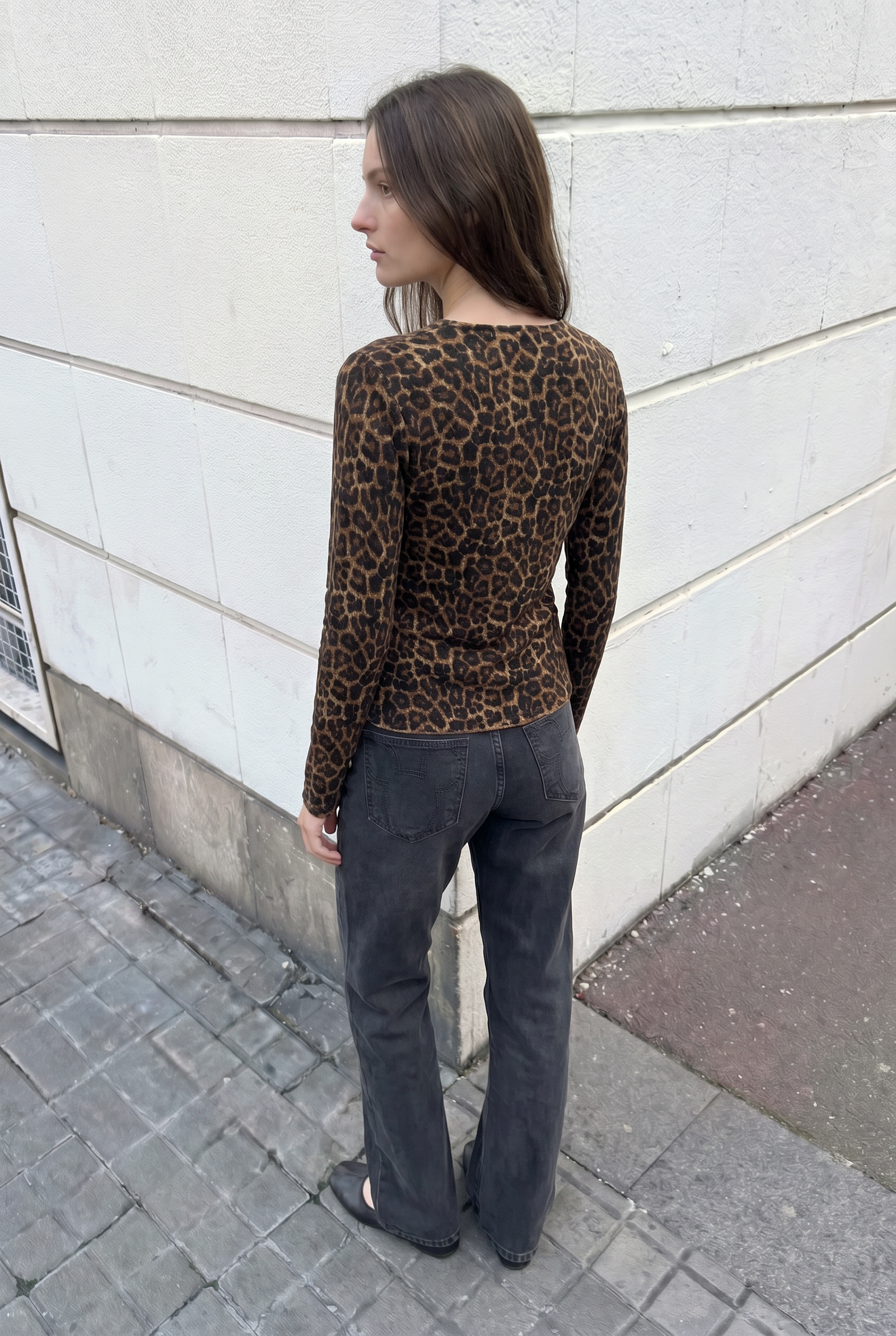 Sweater Animal Print Spandex
