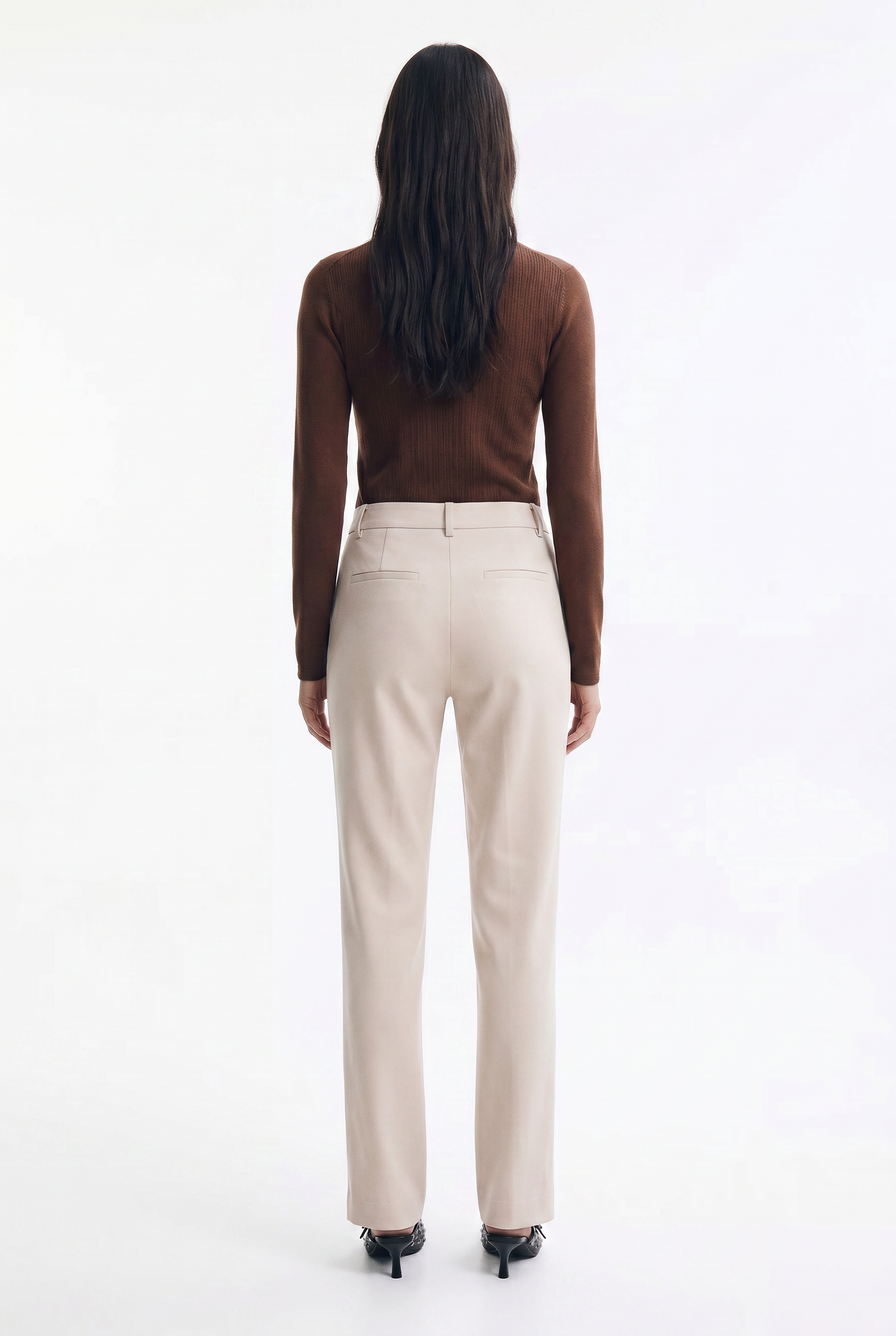 Pantalón de Tela Sophisticated con Bolsillos